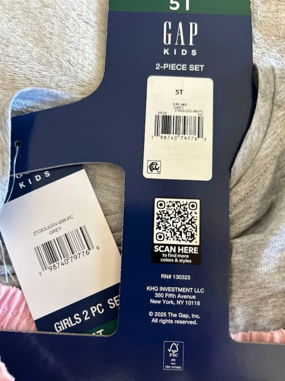New!  Gap Kids Girl's 2 Piece Outfit Set